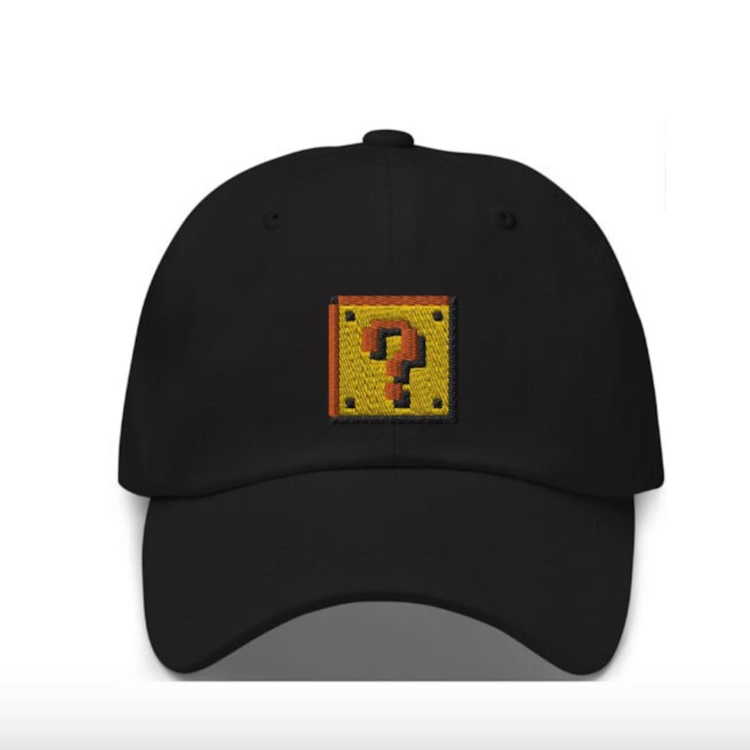 Coin Block Embroidered Hat - 