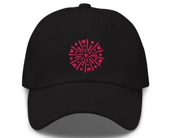 Mickey Fireworks (version 1) Embroidered Hat - "Dad Hat" Style - Over 30 Colors - Theme Park Hat - Pick Hat & Thread Color - Free Shipping