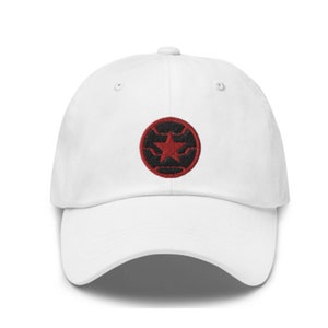 Winter Solider Symbol Embroidered Hat - "Dad Hat" Style - Over 30 Colors - Avengers Hat - Bucky Barnes