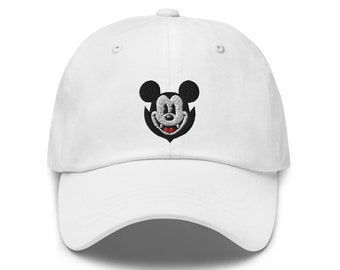 Mickey Vampire (Opción 2) Sombrero bordado - Estilo "Sombrero de papá" - Más de 30 colores - Sombrero de parque temático - Sombrero Boo Bash - Halloween no tan aterrador