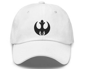 Gorra bordada de la Alianza Rebelde y la Orden Jedi - Estilo "Gorra de Papá" - Más de 30 colores - Galaxy's Edge - El Despertar de la Fuerza - The Mandalorian - Star Wars
