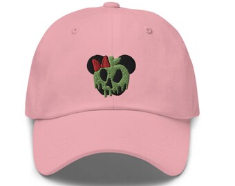 Minnie Poison Apple Hat - "Dad Hat" Style - Over 30 Colors - Theme Park Hat - Boo Bash Hat - Not So Scary Halloween - Halloween Hat