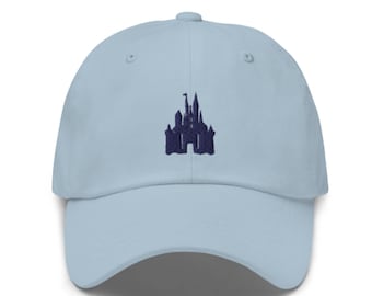 Orlando "Enchanted Castle" Embroidered Hat - "Dad Hat" Style - 8 Colors - Theme Park Hat - Princess Hat - Women's Princess Gift - Magical