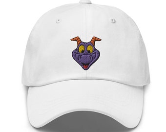 Figment Head Embroidered Hat - &quot;Dad Hat&quot; Style - Over 30 Colors - Theme Park Hat - Imagination! Minimalist