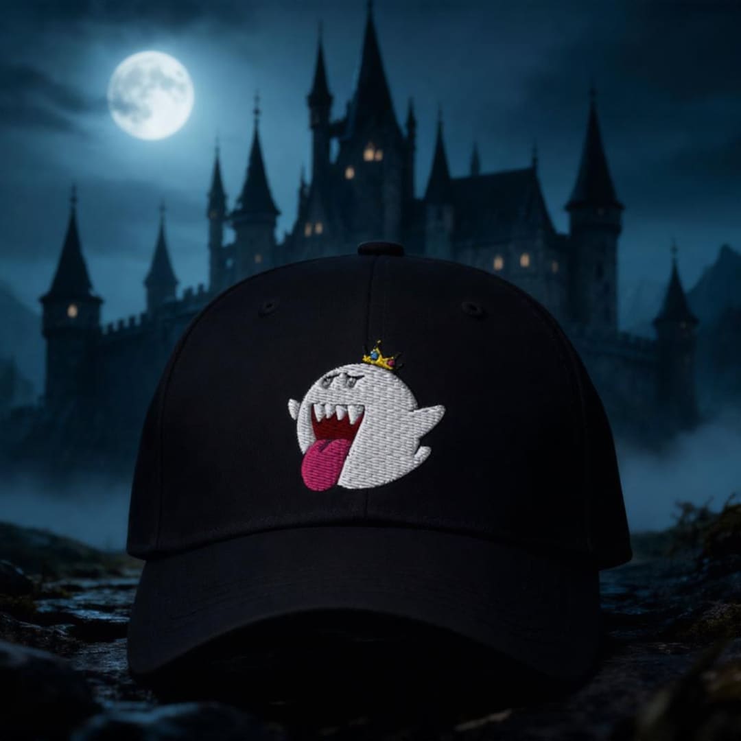 Boo Hat King Boo Embroidered Hat -