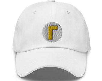 Waluigi Symbol Embroidered Hat dad Hat 