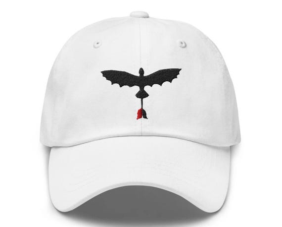 Black Dragon Embroidered Women’s Hat Amazon.com: ComfyCamper Black Dragon Costume Beanie Hat  main image 2