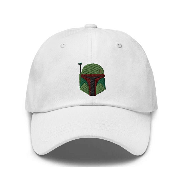 Men Women Denim Hats The-Mandalorian-Boba-Fett-Bounty-Hunter Custom Adjustable Washed Strapback Caps