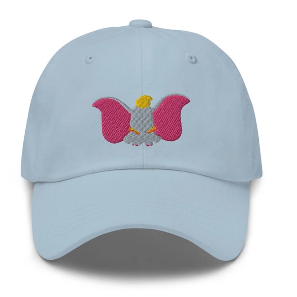 Dumbo Embroidered Hat - "Dad Hat" Style - Over 30 Colors - Theme Park Hat - Classic Movie Hat