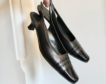 vaneli cap toe slingback