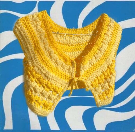 70’s Marigold Crochet Top