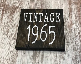 Vintage Year Signs, Vintage Signs, Birthday Signs, Scrabble Tile Signs, Wall Scrabble Tiles, Photo Opp Signs