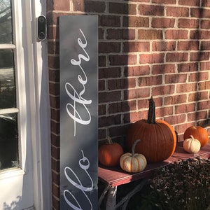 Hello There,Welcome Sign, Front Door Welcome Sign, Wood Welcome Sign, Front Porch Welcome Sign, Rustic Wood Welcome Sign, Porch Welcome Sign