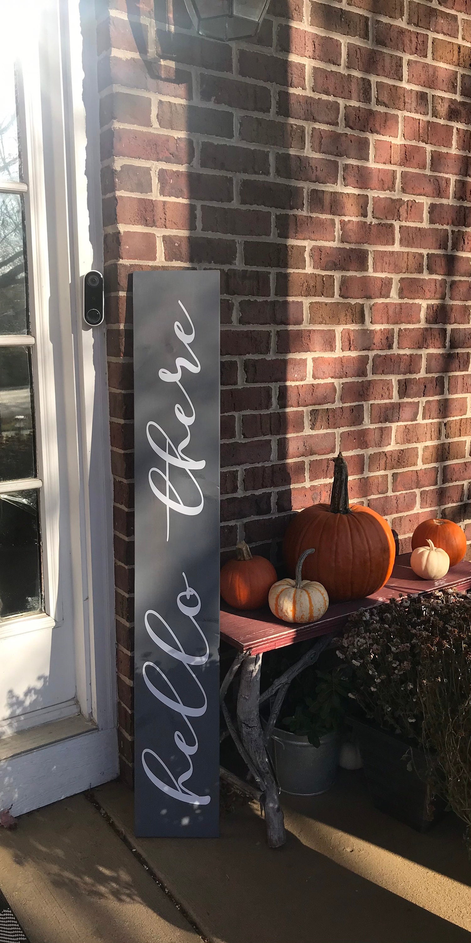34 Front Porch Decor Ideas for Every Season 5 Hello There,Welcome Sign, Front Door Welcome Sign, Wood Welcome…