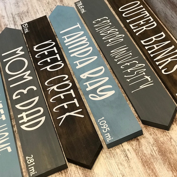 Arrow Signs, Directional Signs, Yard Signs, Destination Signs, Patio Signs, Garden Signs, Resort Signs, Beach Signs, Vacation Signs, Colored