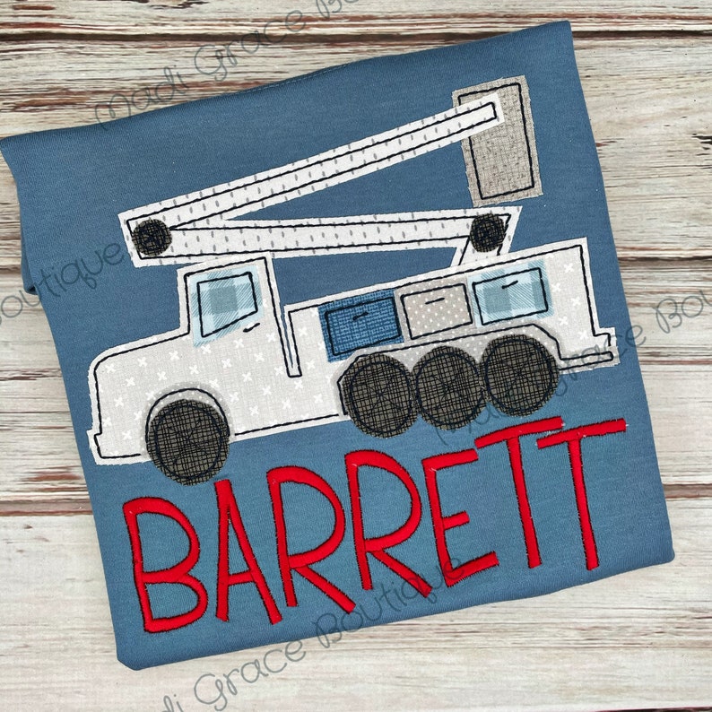 Boy Lineman Bucket Truck