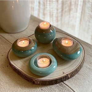 Rustic Gold and Sage Tea Light Candle Holder | Custom | Jewerly Tray | Valentine’s Day | Housewarming Gift | Wedding | Birthday