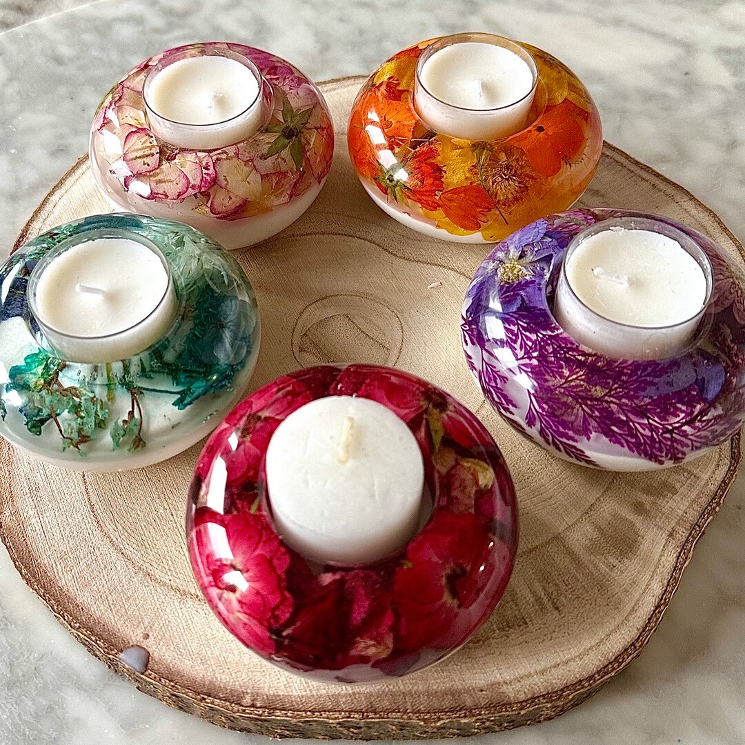 Resin Bastet Statue Tea Light Candle Holder