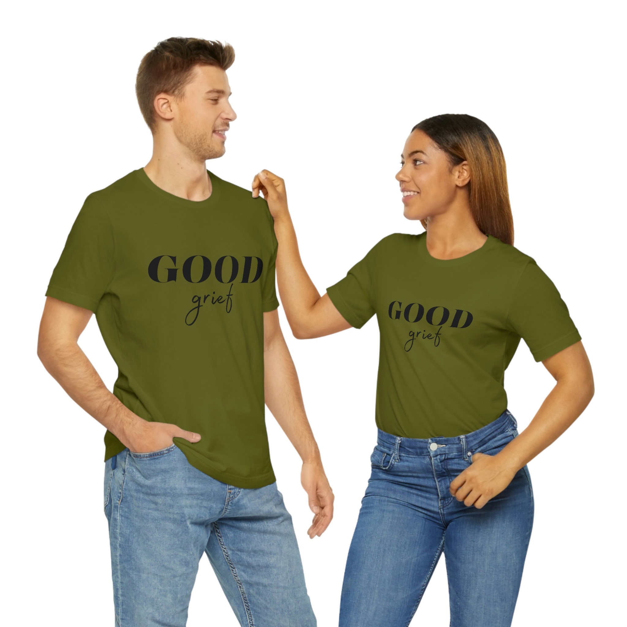 【GOOD GRIEF!】 Short Sleeve Pocket Tee GOOD GRIEF - Jersey Short Sleeve T Shirt - Etsy