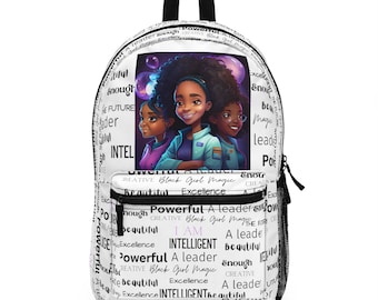 I AM... Sac à dos magique noir pour fille