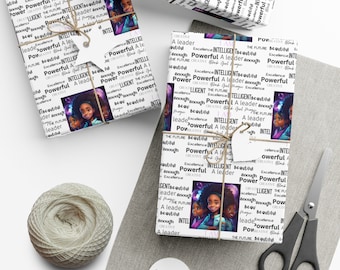 Papier do pakowania prezentów Black Girl Magic: świąteczna dekoracja
