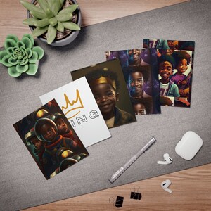 Black Boy Joy -  Multi-Design Greeting Cards (5-Pack)