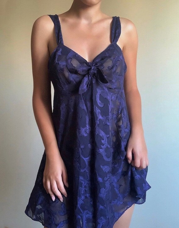 Nuisette robe Victoria s Secret vintage rare des annees 80 Etsy France