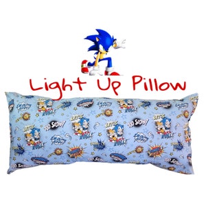 Sonic the hedgehog, sonic body pillow, hedgehog pillow, hedgehog sonic, sonic toys, blue pillow, sonic svg, name pillow,