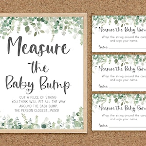 Measure Mommy S Belly Game How Big Is Mommy S Belly Etsy