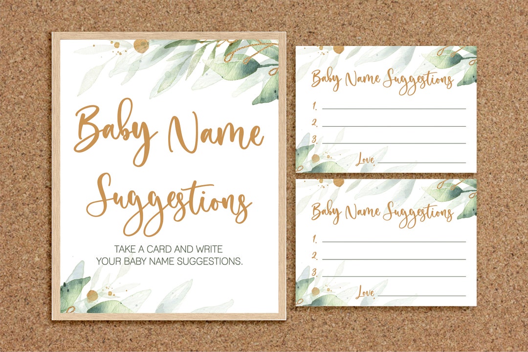 Baby Name Suggestions Baby Name Ideas Baby Name Suggestion Etsy