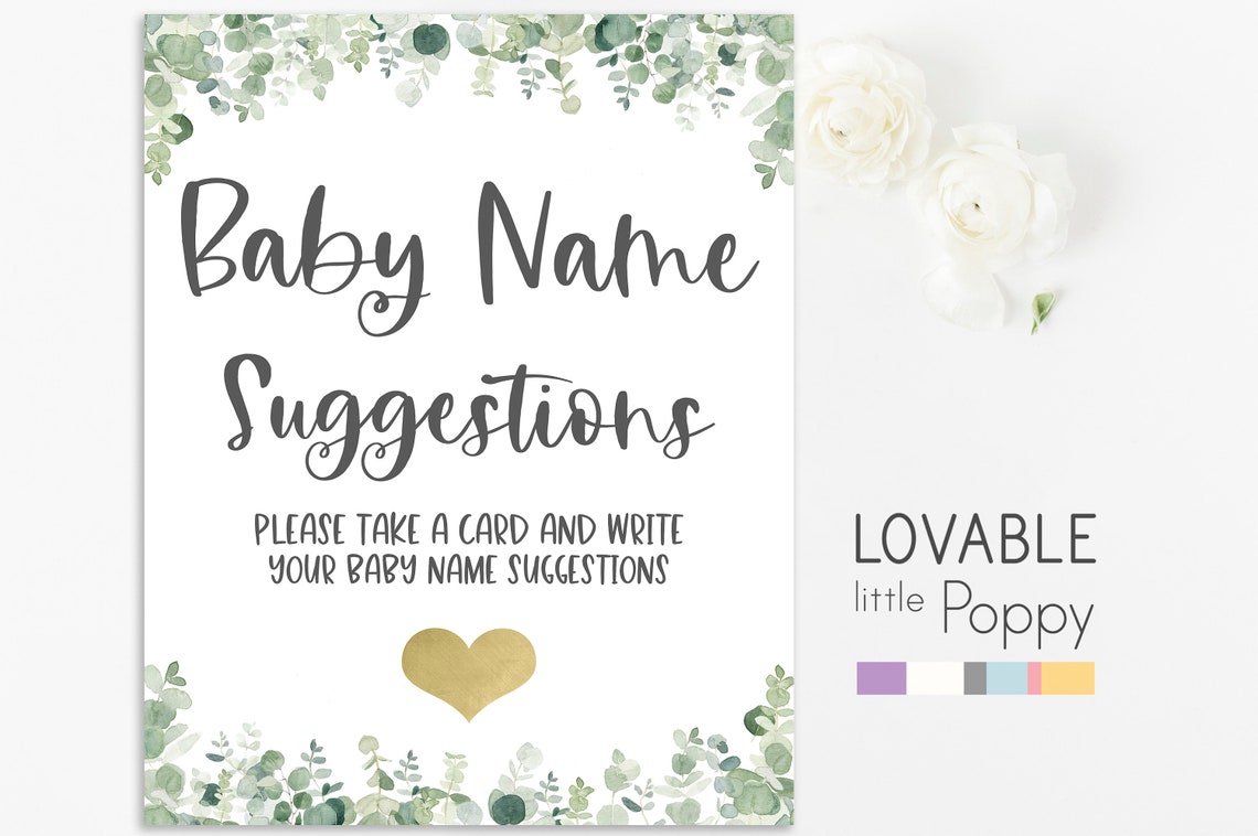 Baby Name Suggestions Baby Name Ideas Baby Name Suggestion Etsy