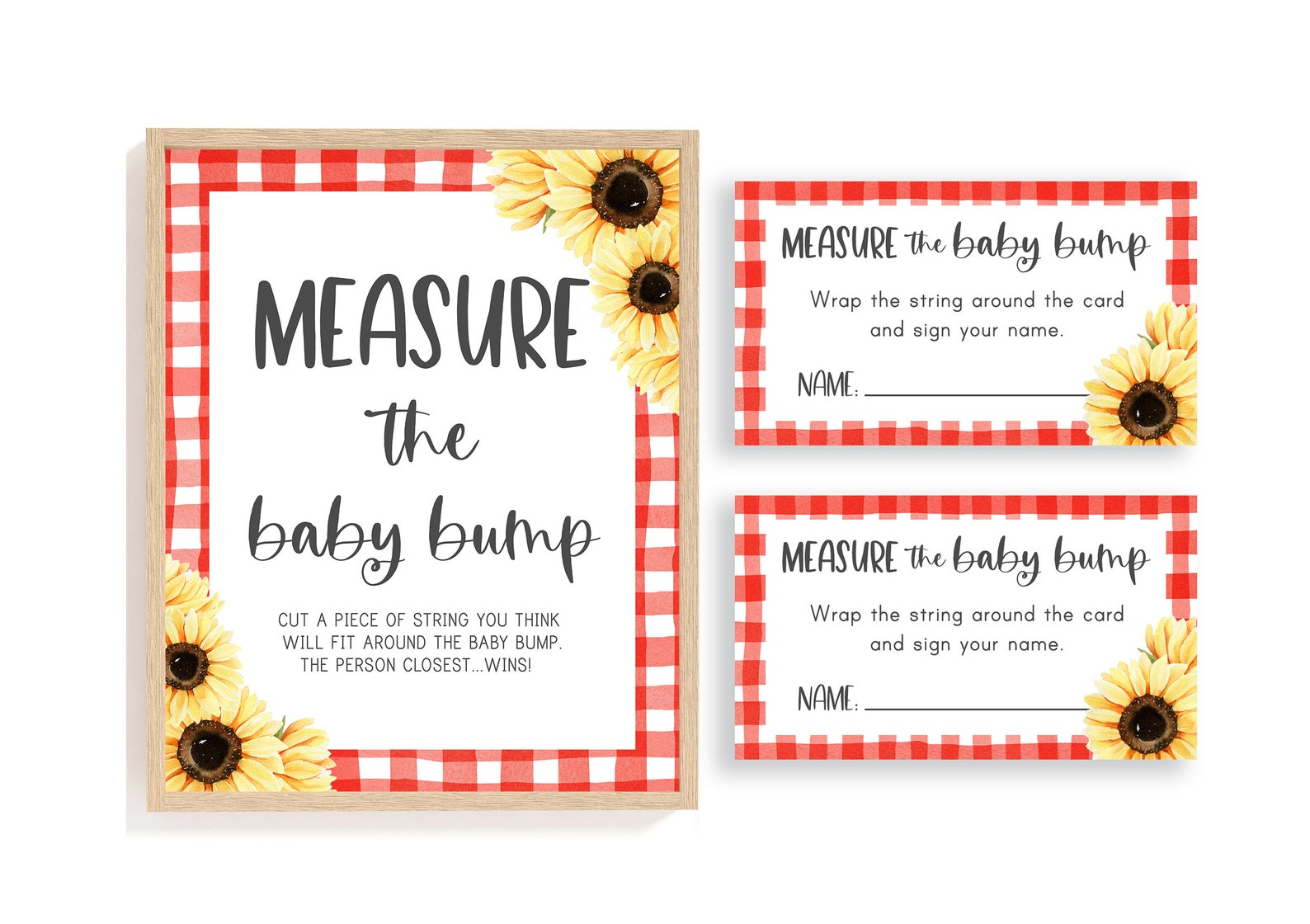 Measure Mommy's Belly Game How Big is Mommy's Belly - Etsy