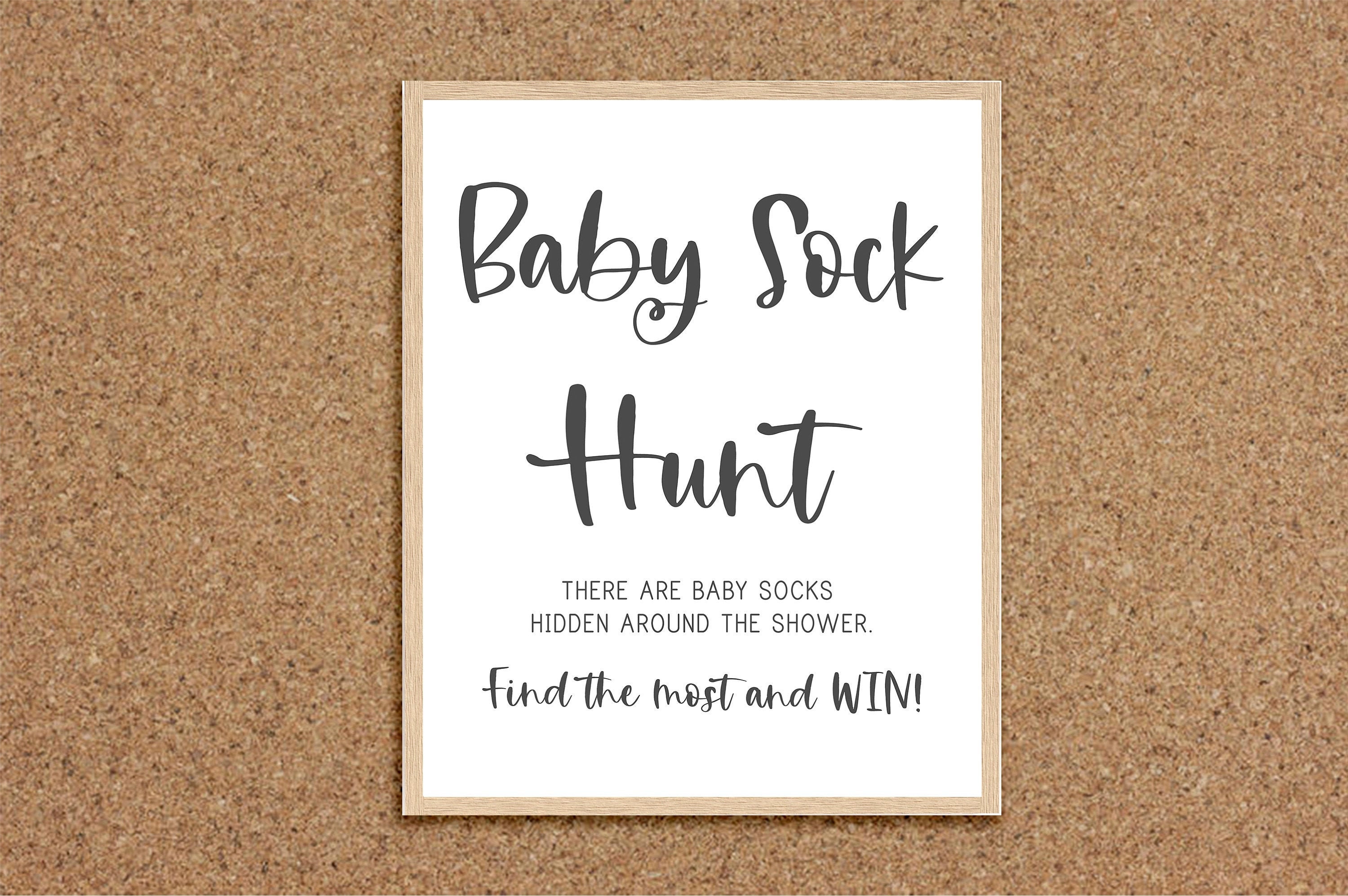Baby Sock Hunt Baby Sock Game Sock Hunt Baby Sock Hunt Etsy