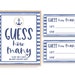 Nautical Theme Baby Shower Games Guess How Many Guess How Many Kisses ...