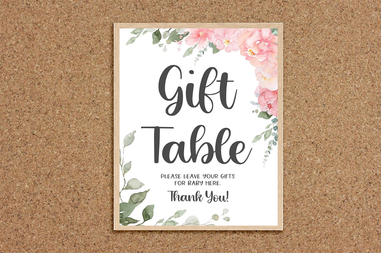 Gift Table Sign Baby Shower Gift Table Sign Sign for Gift Etsy