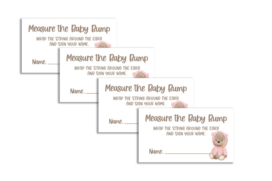 Measure Mommy's Belly Game How Big is Mommy's Belly - Etsy