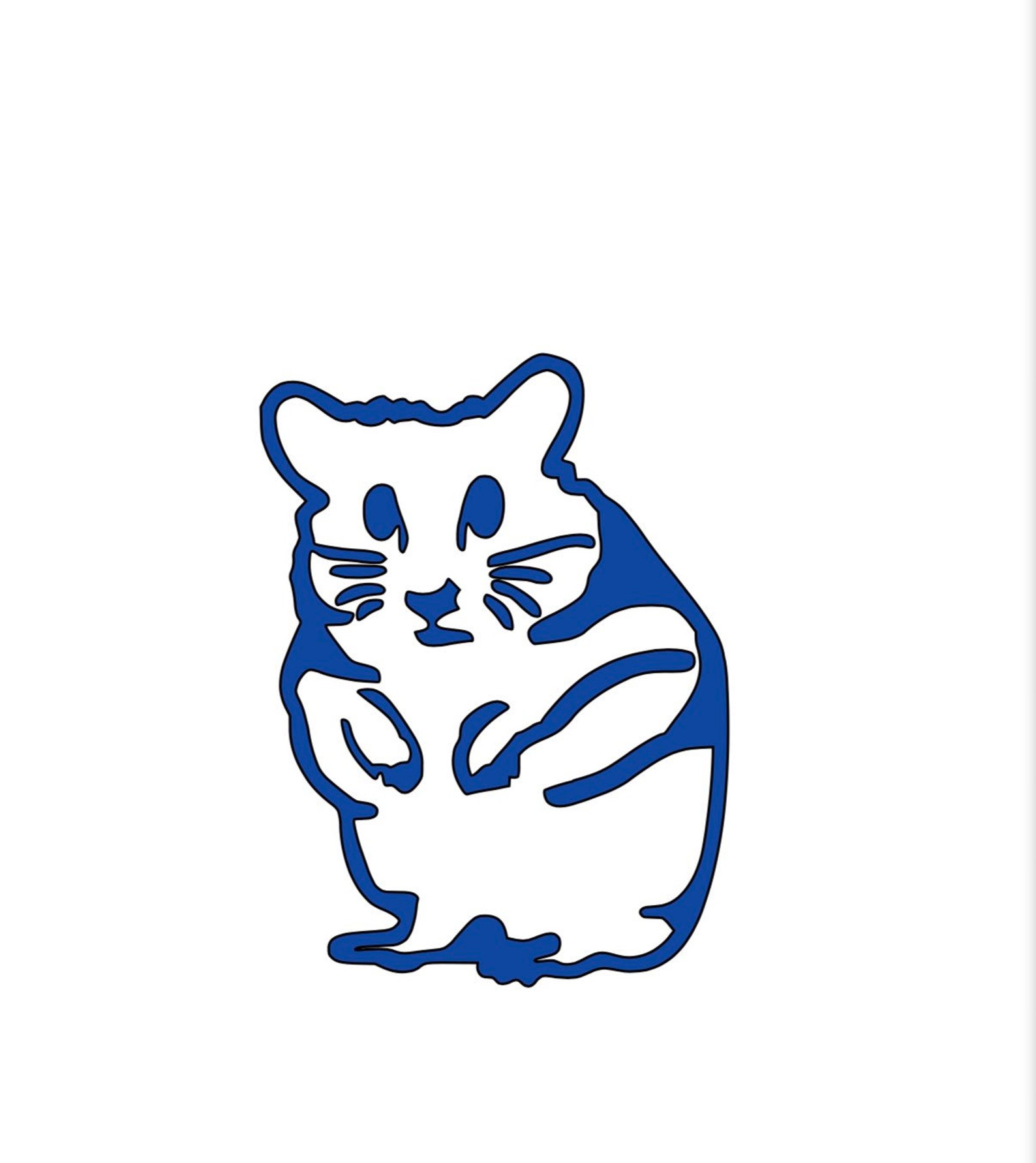 Cute hamster bumper sticker / car decal / truck stickers / Etsy