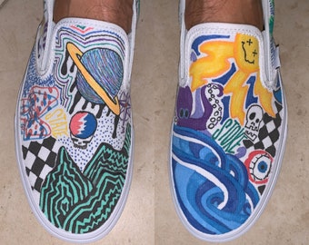 vans trippy shoes