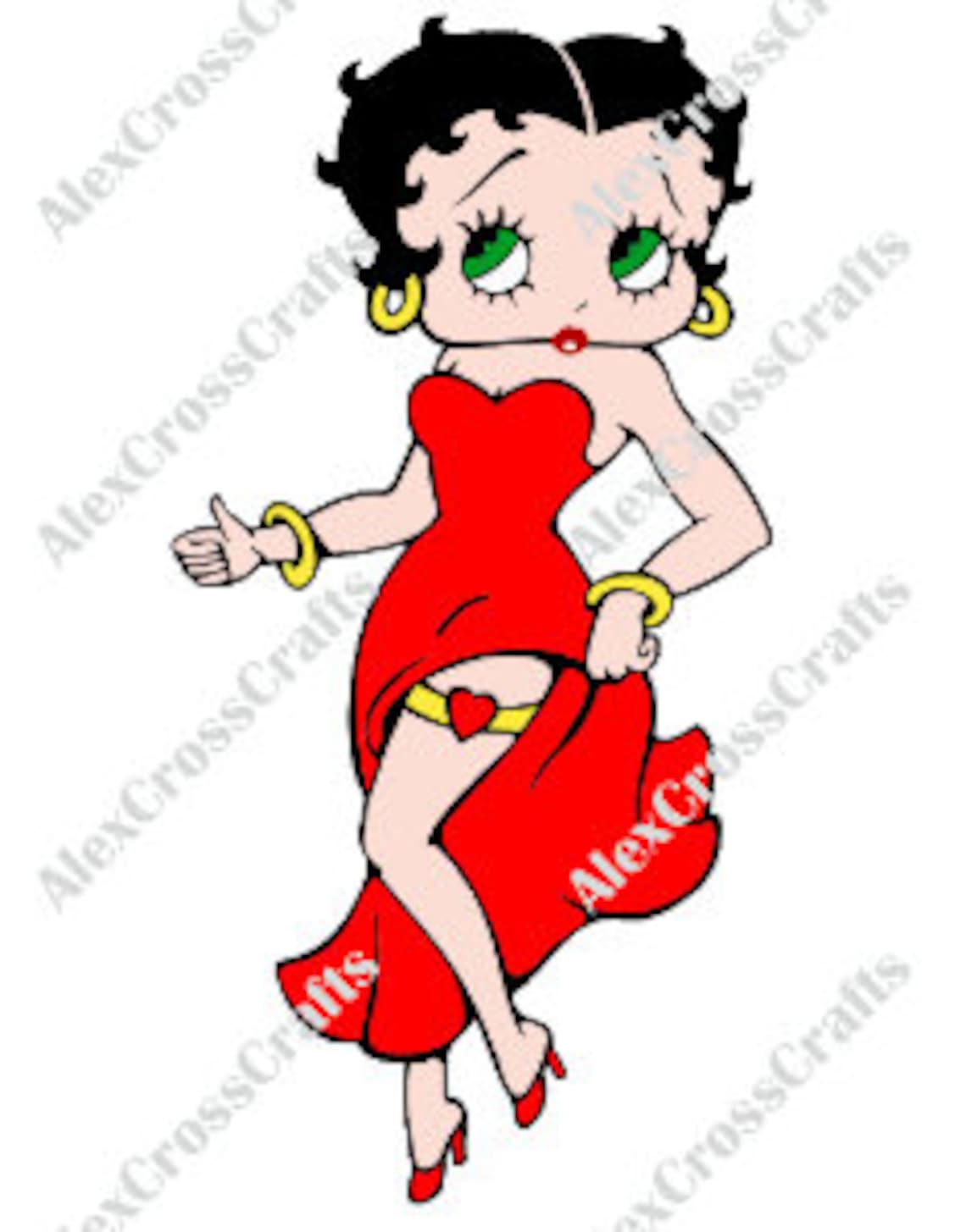 betty boop silhouette svg