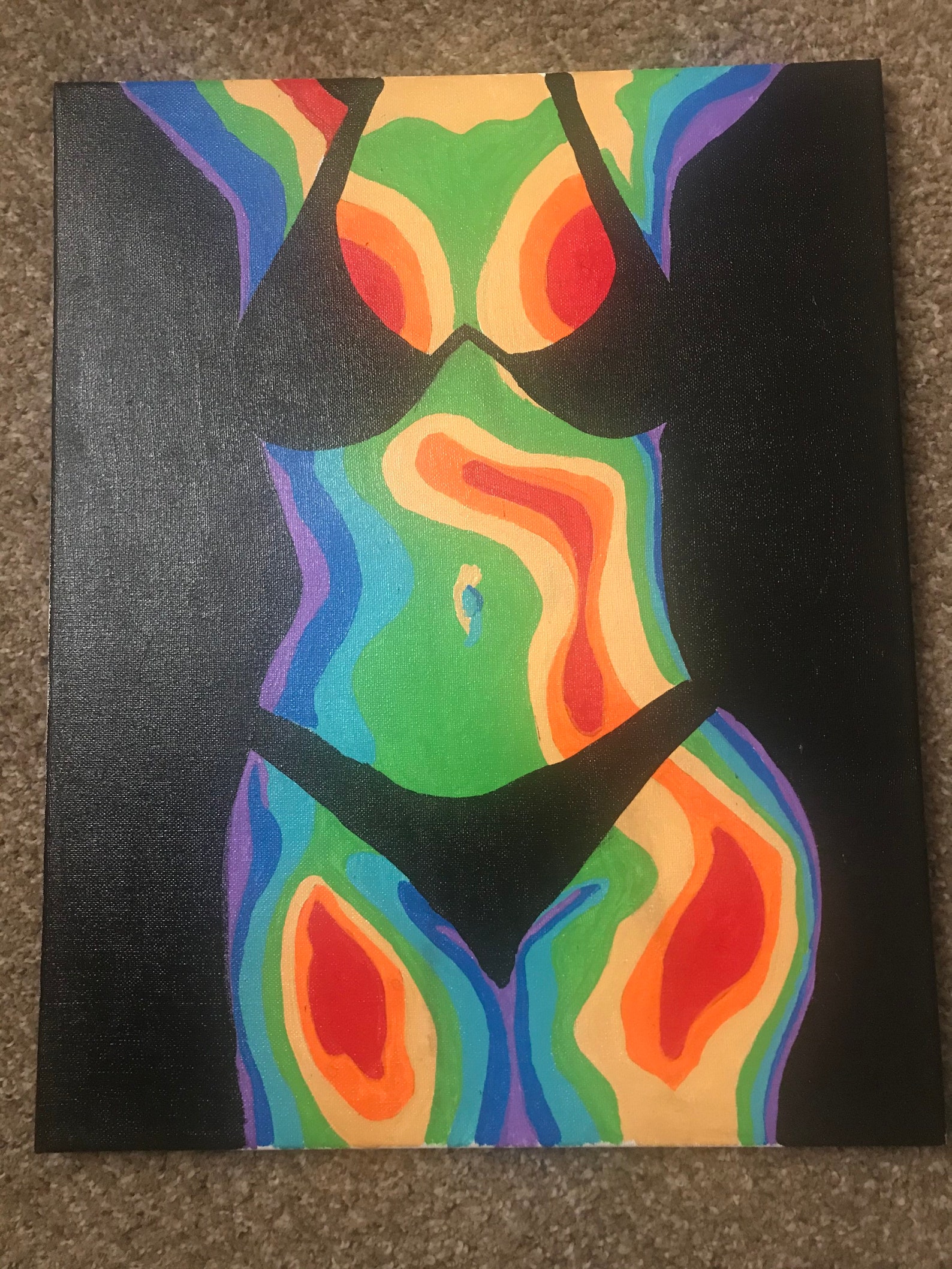 Thermal Body Painting Etsy