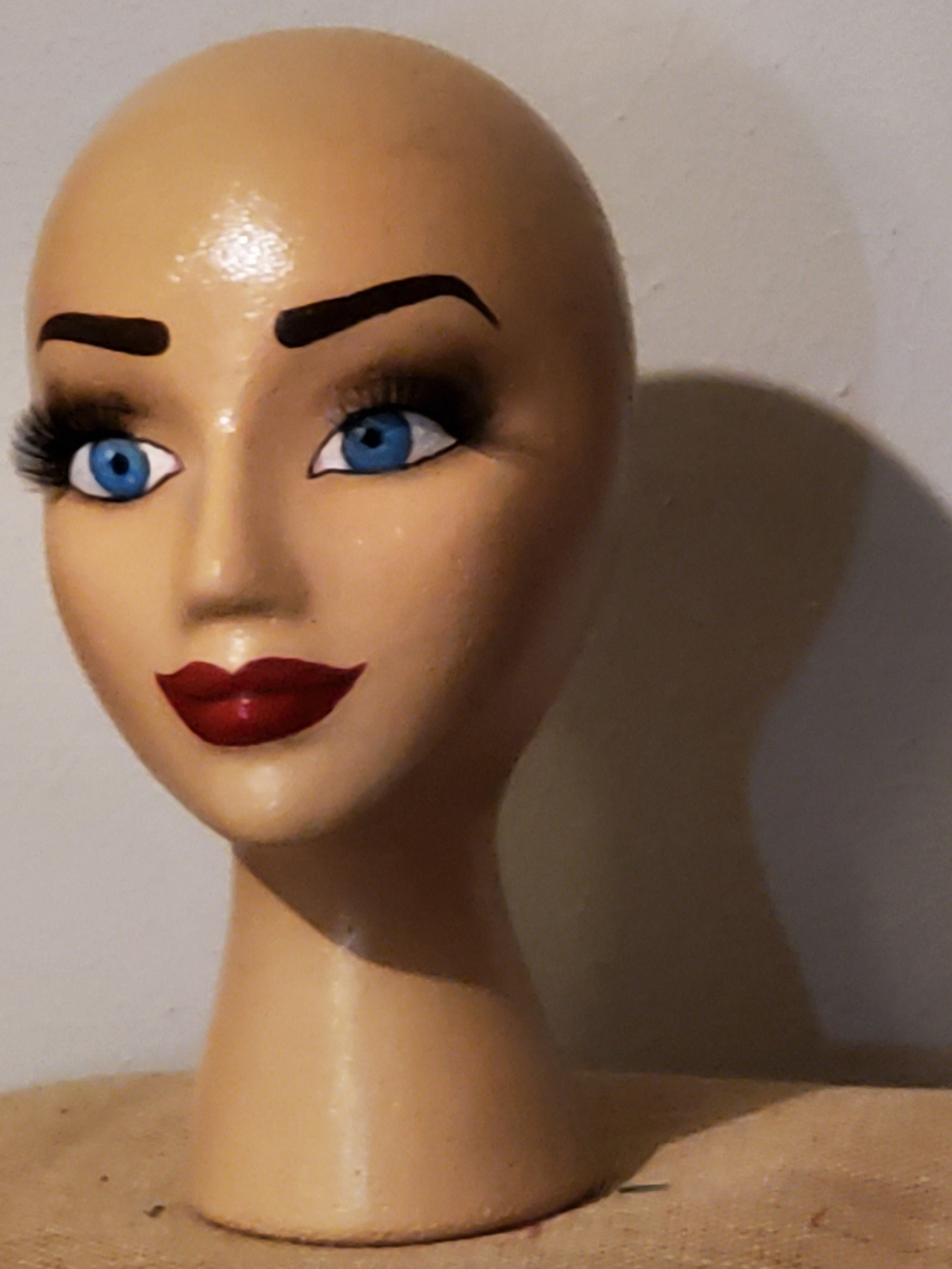 American Beauty painted mannequin head Etsy
