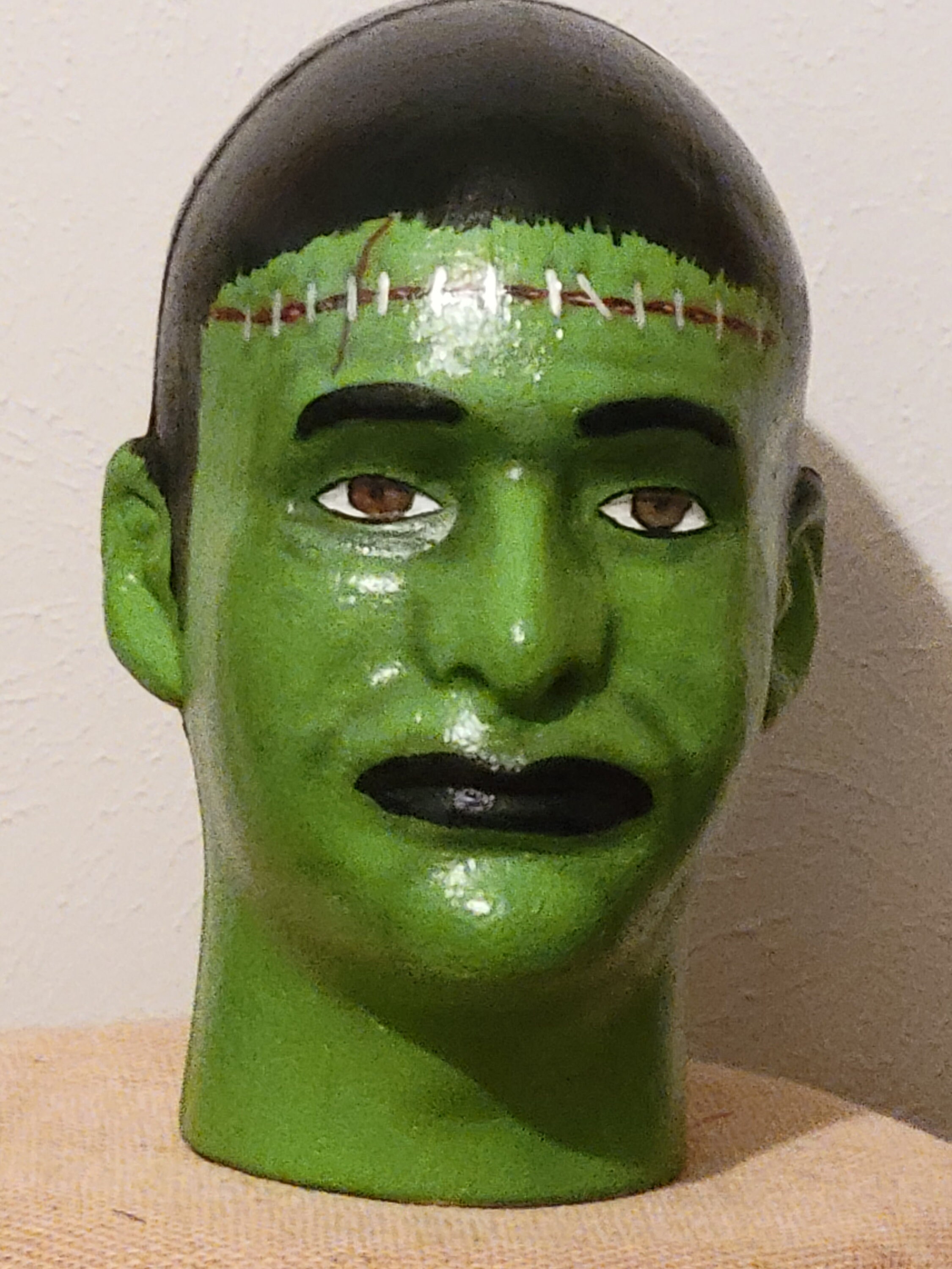 Frankenstein Halloween Mannequin Head Etsy