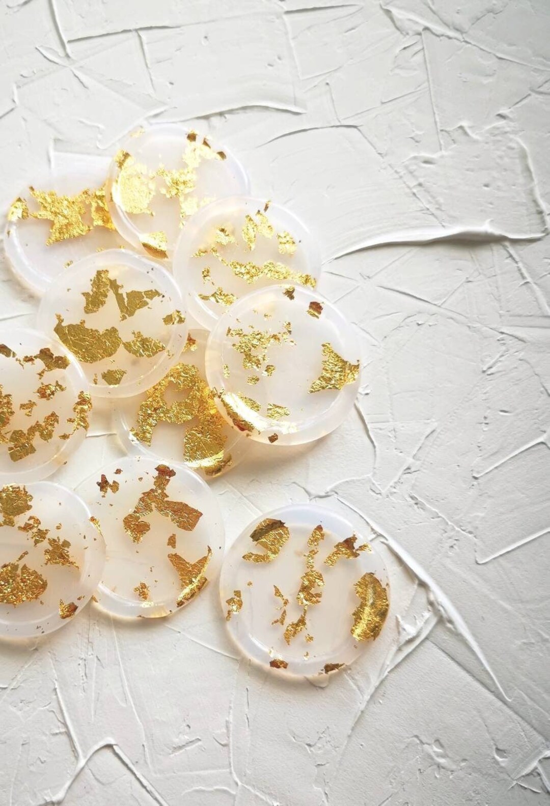 Vellum and Gold Leaf Wax Seals Perfect for Wedding Invitations Vellum