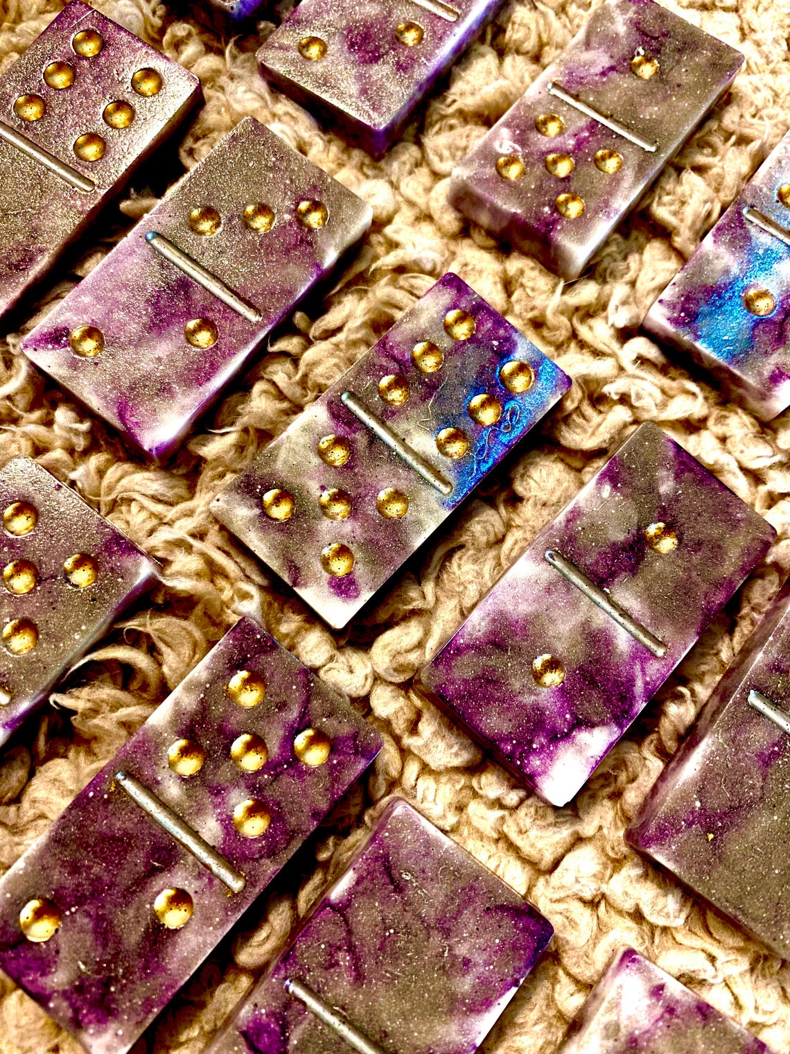 Royal Marble Resin Dominos | Etsy