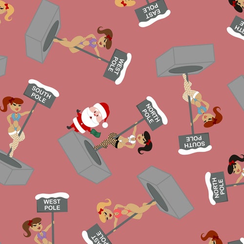Dirty Christmas Wrapping Paper 