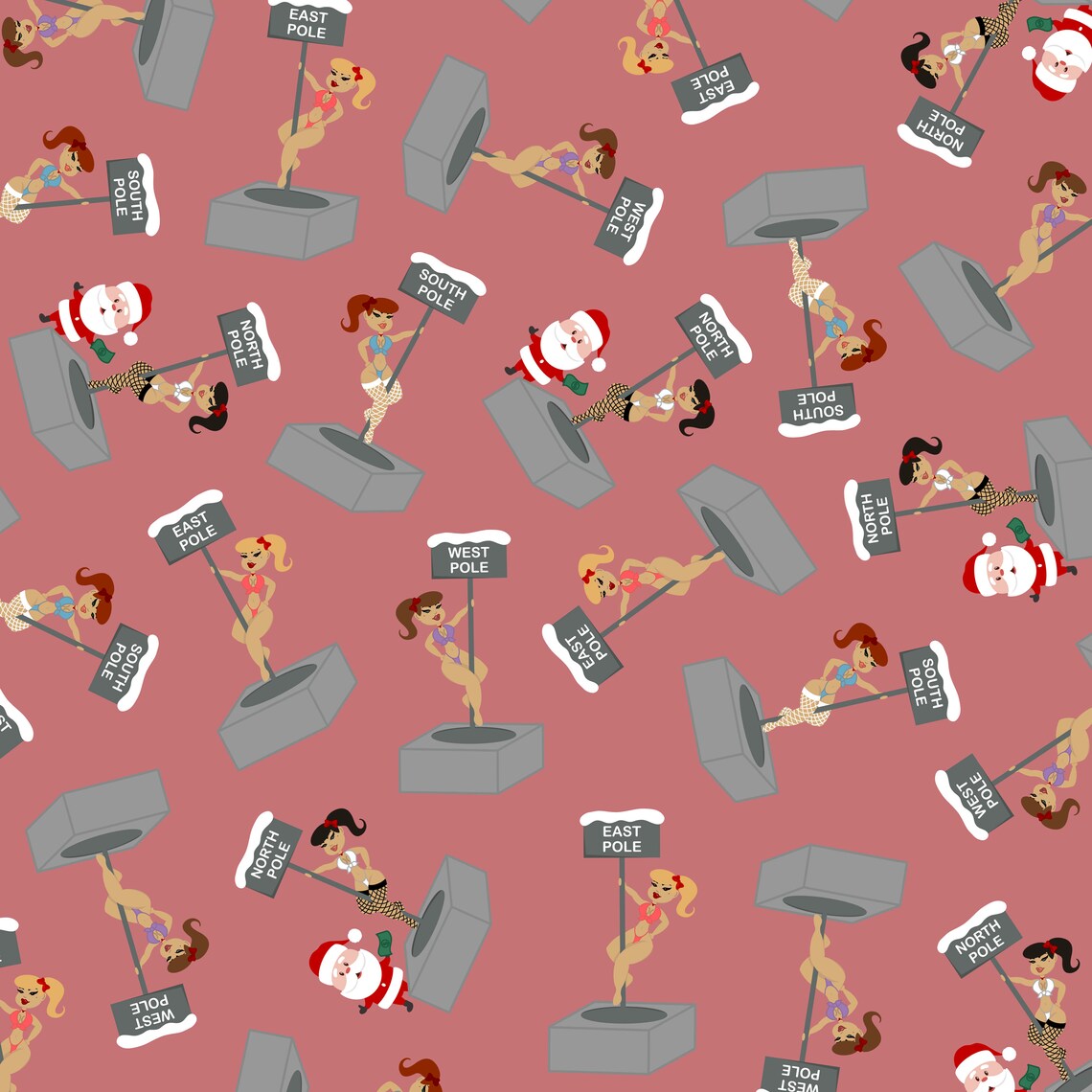 Dirty Christmas Wrapping Paper 