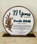 Retirement plaque recognition gift years of service farewell gift coworker gift going away gift engraved retirement gift