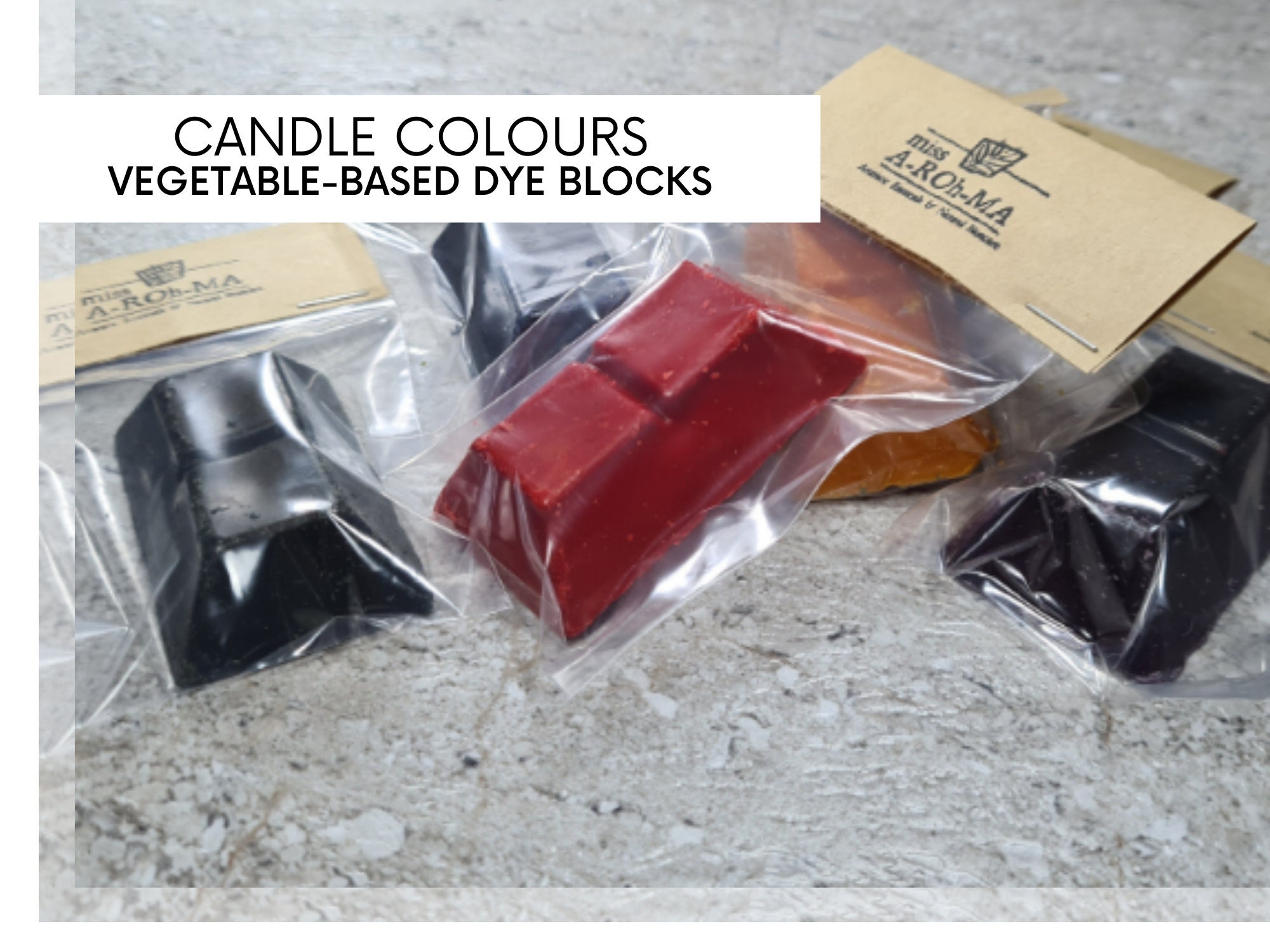Wax Dye 24 Colors-Candle Color Dye - Candle Dye Blocks - Candle