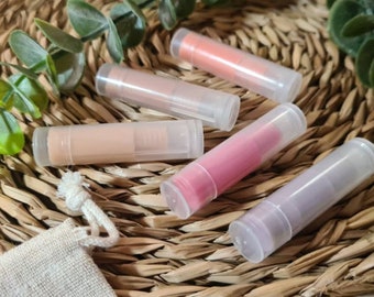 Bulk Lip Balms No Label | Pure Hemp Seed & Shea Butter Natural Beeswax Lip Balm Tube | Small Gift Party Favours | Unlabelled | Wholesale