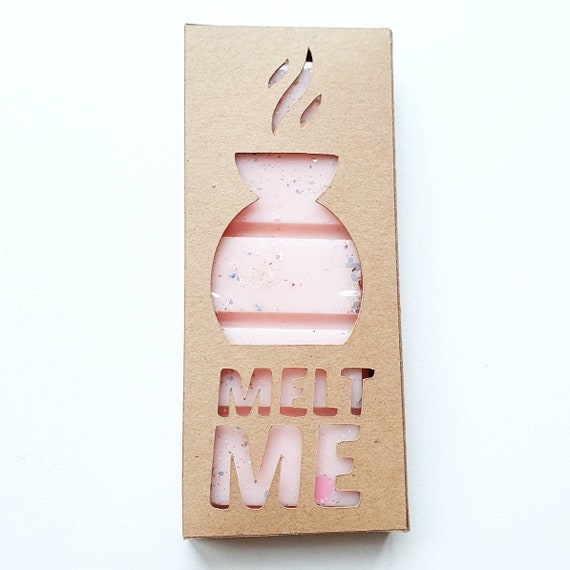 Melt Me 50g Wax Melt Snap Bar Box Cut File Studio3 SVG Etsy